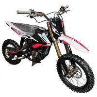 Mini moto électrique sans balais pour enfants et adultes, idéale pour la conduite tout-terrain et sur sentiers.