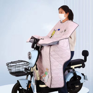 Scooter Apron Cover, Waterproof Cold-Weather Scooters Leg Pads Cover With Pockets, Universal Motorcycle Scooter Legs Warmer Apron Leg Protector For Riding Rainy Daily Commuting