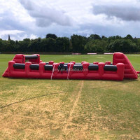GMY Gonflables Bleu Orange Jeu de Football Interactif Jeux Gonflables Extérieurs Jeux de Team Building Adultes