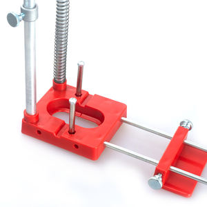 Localisateur de forage à bois Portable positionneur de forage à bande Guide de forage gabarit de cheville dispositif de positionnement de précision en alliage d'aluminium - Product Image 2