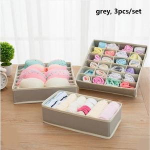 Boîte de rangement de garde-robe, tissu domestique, vêtements, sous-vêtements, chaussettes, boîte de finition, artefact de séparation - Product Image 4