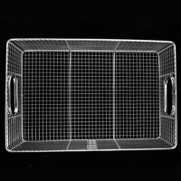 Panier en fil métallique de qualité supérieure pour réfrigérateur, conteneur en maille de qualité alimentaire pour tri et rangement des aliments dans le réfrigérateur, le congélateur et la cuisine