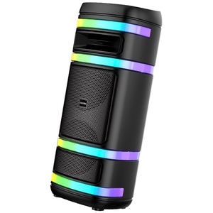 KARLSON Portable Bluetooth <b>Speaker</b> 2x8 40W Rechargeable With LED Lights FM <b>USB</b> KK-8208 - Product Image 3