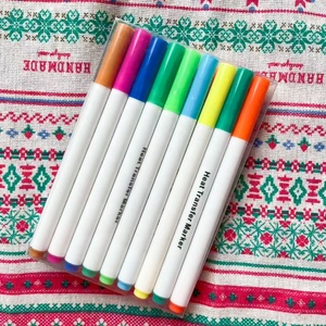 Penne per Sublimazione con Logo Personalizzabile, Set da 24 Colori, Pennarelli per Trasferimento a Caldo, Kit Fai-da-Te in Scatola Trasparente Modello TM-12 - Product Image 6