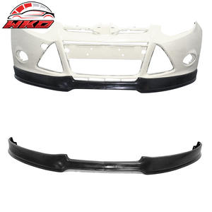 Compatible con Ford Focus Base 12-14, estilo KB, alerón delantero sin pintar, PU, 2 piezas, accesorio exterior de alta calidad - Product Image 2