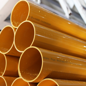 Tuyau en mousse PVC orange DrainPro 160 mm, longueur 6 m, épaisseur 3 mm, raccordement par solvant, marque Goldfinch, pour drainage à haut débit - Product Image 6