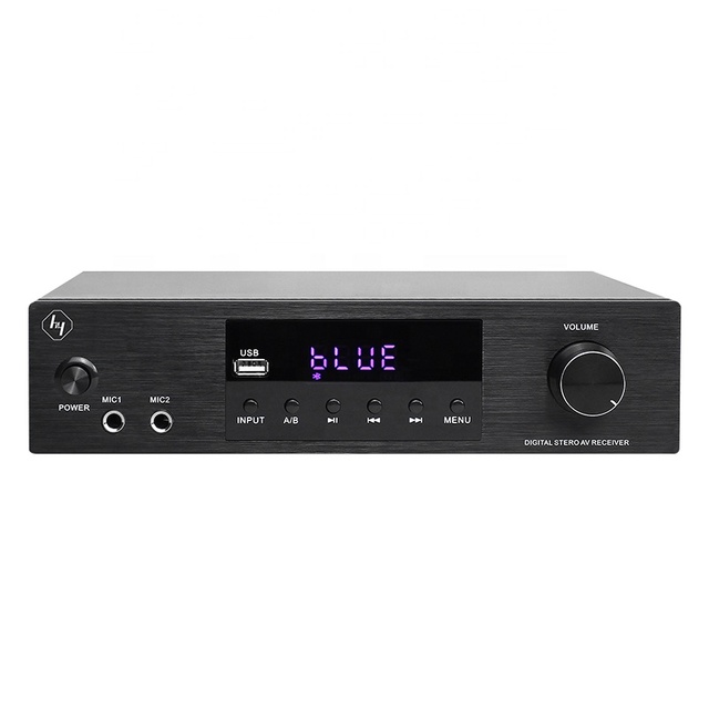 Hot Selling Hifi Professional 2 Zone 4 Channel Home Amplifier Mini Audio Background Music Controller with Bluetooth Technology