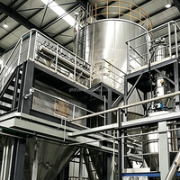 Sécheur par pulvérisation haute efficacité 50L pour le lactosérum, machine industrielle en acier inoxydable pour le séchage de la poudre de lactosérum pour usine laitière et extraits végétaux