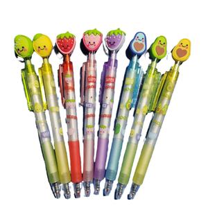 Yumei stylo noir à séchage rapide créatif de grande valeur Internet viral étudiant CS examen pratique presse stylo inspiré philosophie végétale - Product Image 5