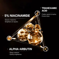Sérum Visage Éclaircissant OEM Vitamine C 5% Niacinamide Arbutine Essence Illuminatrice Atténue les Taches Brunes Hydratant Sérum Visage Marque Privée