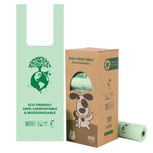 Fabricant de sacs à déjections canines biodégradables à marque privée, sacs à déjections canines avec support, logo personnalisé - Product Image 2