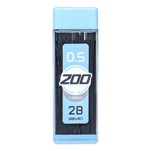 Minas para Lápiz Mecánico Deli, 0.5mm 0.7mm 2B, 200 Minas, Recarga de Gran Capacidad para Escritura - Product Image 5