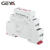 Relais de surveillance de tension et de séquence de phase GEYA GRV8-06 avec certification CE CB, protection contre les défaillances de phase et détection de tension
