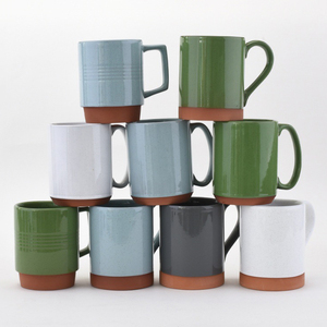 Custom logo Ceramic Mug Household Water Cup Minimalist Green Coffee Mug - Product Image 1