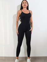 Combinaison de yoga une pièce personnalisée, combinaison pour femmes, barboteuses, ensemble court de motard, tenue de sport, combinaison de yoga moulante pour femmes