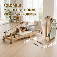 Reformer Pilates Professionnel Réglable pour Studio de Gym et Entraînement à Domicile