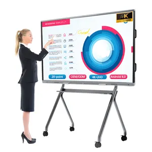 LONDON Multimedia 75-Zoll-Interaktives Paneel Klassenzimmer intelligentes Whiteboard für Schullehr und Unterricht All-In-One-Maschine