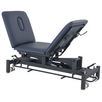 Table de chiropratique hospitalière, lit de massage thérapeutique inclinable et réglable pour la rééducation, l'étirement de la colonne vertébrale et la manipulation orthopédique