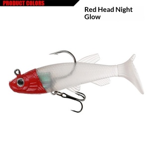 SWORDFISH Leurre souple en silicone 9cm 14g, type Minnow coulant à queue en T, avec hameçons, pour la pêche en eau salée, pour Pêcheur de poisson-chat, Carpe et Pêcheur de poisson-sabre, modèle Tasmanian Devil - Product Image 5