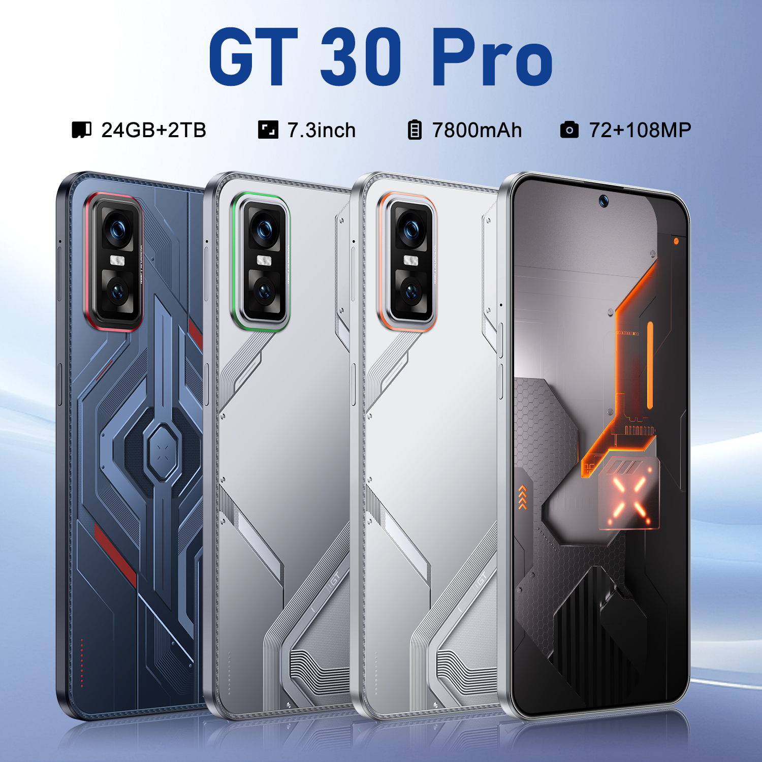 2025 Original Phones GT30 Pro Smartphones 5G Dual SIM Cellphone