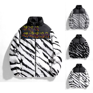 OEM logo personalizzato all'ingrosso Sport <span class=keywords><strong>Trench</strong></span> originale con cerniera manica lunga moda colletto personalizzato inverno <span class=keywords><strong>piumino</strong></span> di lana - Product Image 1