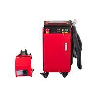 Nouvelle machine de soudage laser à fibre portative 1500W 2000W, mini soudeuse laser à refroidissement par eau, découpe et nettoyage du métal
