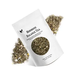 Органический чай PCOS с красным листом малины поддерживает плодородие и чай с гормональным балансом