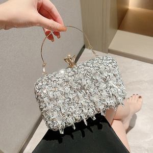 Sac de soirée à strass pour femme, nouveau style, tendance, pour mariage, fête, pochette de soirée en cristal, sac à main - Product Image 4