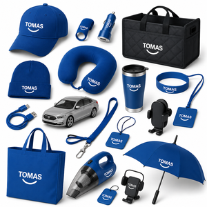 Kits cadeaux VIP pour propriétaires de voitures OEM, comprenant des purificateurs d'air, des mugs de voyage, des porte-clés et des accessoires automobiles écologiques – Idées de coffrets cadeaux - Product Image 1