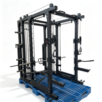 Matériel de musculation de haute qualité : Rack à squats, Machine Smith 3D à charge par plaques pour l'entraînement de force