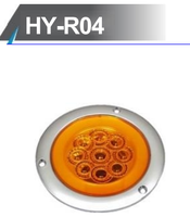 Nouveau feu stop LED rond de 4 pouces, feu arrière 12V IP67 haute/basse luminosité pour remorque, camion, feux arrière de remplacement, feux de position latéraux