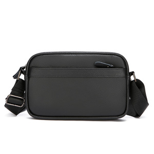 Sac à bandoulière réglable en cuir PVC de haute qualité, style vintage, pour homme, design tendance - Product Image 3