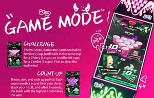 Table de beer pong automatique HEROVR en acier inoxydable avec design modulaire LED 16 couleurs pour divertissement en boîte de nuit - Product Image 6