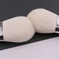 Kuas Makeup Grosir Bulu Sintetis Lembut untuk Bedak Wajah, Label Pribadi Merek Kecantikan