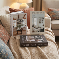 Nouvelle boîte de rangement en forme de livre avec couvercle magnétique, double usage, décoration et rangement, décoration de bureau, livre pour salle d'exposition