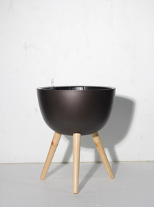 Pot à fleurs brossé en plastique PP <span class=keywords><strong>de</strong></span> haute qualité, idéal pour la décoration intérieure du salon, <span class=keywords><strong>de</strong></span> la maison ou du balcon. - Product Image 4