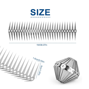 Tránh hiệu quả gấu trúc và sóc leo hàng rào gai chim cho chim bồ câu ngoài trời - Product Image 2