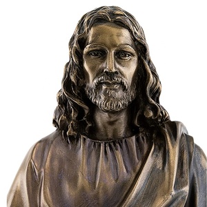 تمثال معدني نحاسي بالحجم الطبيعي ، تمثال برونزي ديني ، تمثال يسوع كاثوليكي برونزي مصلوب ، تمثال برونزي يسوع على الصليب - Product Image 5