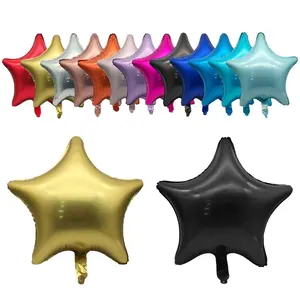 22 Inch Star Foil Balloons Acclarent Balloon Inflation Wedding Party Decorations Colorful Party Balloons Helium Globos