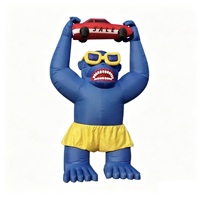 Modèle de personnage de mascotte de dessin animé gonflable personnalisé, figurine gonflable publicitaire extérieure pour la décoration d'événements