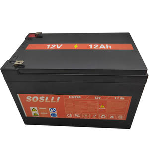 LiFePo4 isi ulang 12V paket baterai Lithium Iron fosfat berbagai ukuran dari sel 7Ah sampai 50Ah 12V 12Ah - Product Image 5