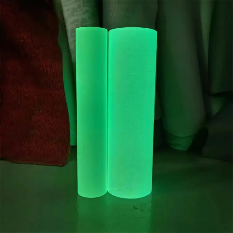 नई आगमन चमक गहरे हरे रंग में प्रकाश इंद्रधनुष चिंतनशील परिधान पर गर्मी हस्तांतरण के लिए vinyl