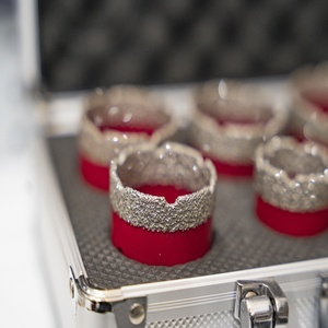 Vacuum <span class=keywords><strong>Brazed</strong></span> M14 Công Cụ Kim Cương Cắt Khoan Lõi Bit Gạch Kim Cương Lõi Khoan Kim Cương Lỗ Cưa Khoan Bit Set - Product Image 2