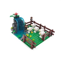 Bloques de Construcción Personalizados para Granjas, Escena de Rancho, Modelo de Animales, Set de Construcción DIY, Set de Ladrillos para Paisajes Agrícolas, OEM ODM