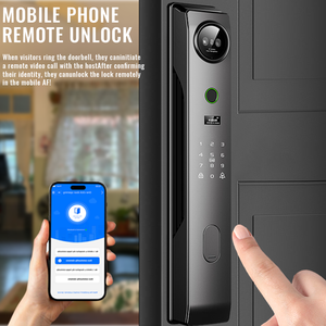 2025 Smartes Türschloss Tuya WiFi Smart Fingerabdruck Heim Digital Tresor Tür mit Kamera Schloss - Product Image 5