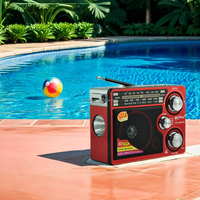 Eletree PX-248LED PX-248LS PX-248BT Transistor Portable Rechargeable Am Fm Sw Xbass Radio avec Lampe de Poche Led