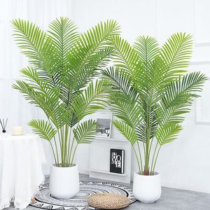 Palmera Artificial, Palmera de Madagascar en Maceta, Planta Artificial para Decoración de Interiores y Exteriores, Palmera Artificial con Luz, Areca - Product Image 1