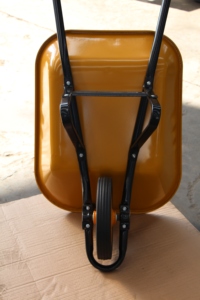 <span class=keywords><strong>Brouette</strong></span> de chantier YiChun avec roues pleines de 13 pouces, en métal robuste, capacité de charge de 160 kg, garantie 1 an, modèle WB6501 - Product Image 4