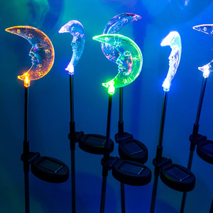 Lampes solaires de jardin Hongyixuan, lot de 3, LED, acrylique, à piquer, décor extérieur étanche - Product Image 3