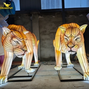 Custom LED Festival Lantern Sculpture-Reusable Durable Waterproof for Diwali & Thanksgiving Events - Product Image 4